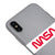 iPhone XS Max Nasa Logo Telefon Kılıfı - Renkli Silikon - Gri