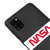 Samsung A31 Nasa Logo Telefon Kılıfı - Renkli Silikon - Siyah