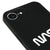 iPhone 16e Nasa White Logo Telefon Kılıfı - Renkli Silikon - Siyah