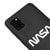 Samsung A31 Nasa White Logo Telefon Kılıfı - Renkli Silikon - Siyah