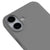 iPhone 16 Plus Nasa Red Logo Telefon Kılıfı - Renkli Silikon - Gri