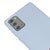 Samsung Note 20 Nasa Red Logo Telefon Kılıfı - Renkli Silikon - Mavi