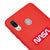 Samsung A30 Red Logo Nasa Telefon Kılıfı - Renkli Silikon - Kırmızı
