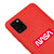 Samsung A31 Red Logo Nasa Telefon Kılıfı - Renkli Silikon - Kırmızı