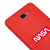 Samsung J7 Prime Red Logo Nasa Telefon Kılıfı - Renkli Silikon - Kırmızı