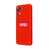 Xiaomi Mi 12 T Pro Red Logo Nasa Telefon Kılıfı - Renkli Silikon - Kırmızı