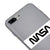 iPhone 7 Plus Nasa Black Telefon Kılıfı - Renkli Silikon - Gri