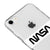 iPhone 8 Nasa Black Telefon Kılıfı - Şeffaf - Saydam