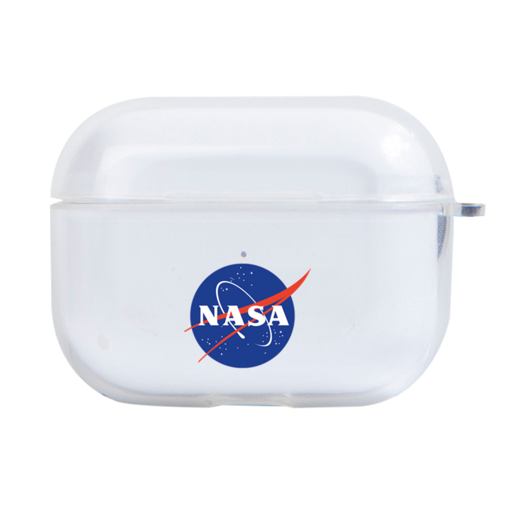 Apple AirPods Pro 3 Nasa Logo Şeffaf Kılıfı