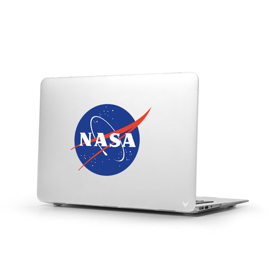 Macbook Air Sert Kapaklı Nasa Logo Desenli Kılıf