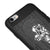 iPhone 6 Astronot Telefon Kılıfı - Renkli Silikon - Siyah
