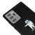 Samsung Note 20 Ultra Cosmonaut Telefon Kılıfı - Renkli Silikon - Siyah