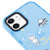 iPhone 12 Uzaylı Kedi Telefon Kılıfı - Artycase - Azure