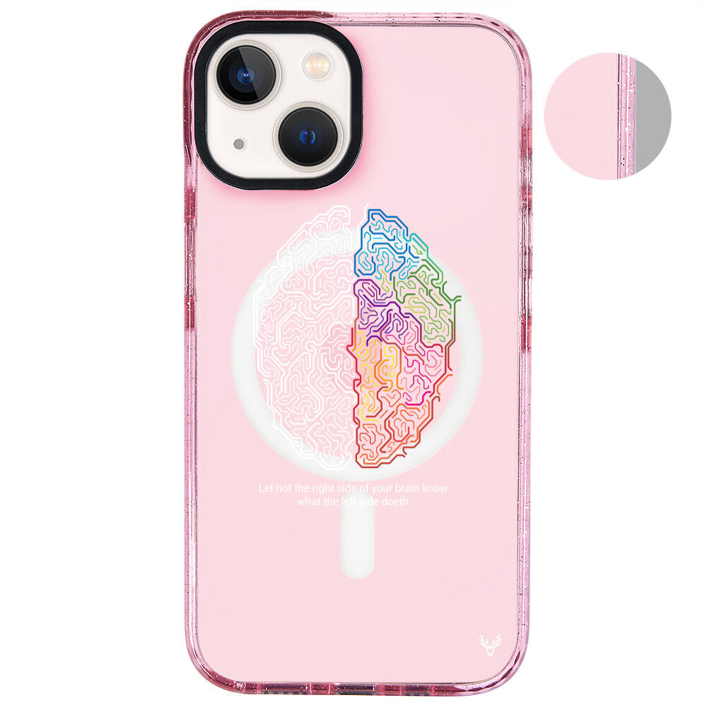 MagsafeliArtycaseSimliPembe