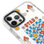 iPhone 12 Pro Stay Groovy Telefon Kılıfı - Artycase - Beyaz