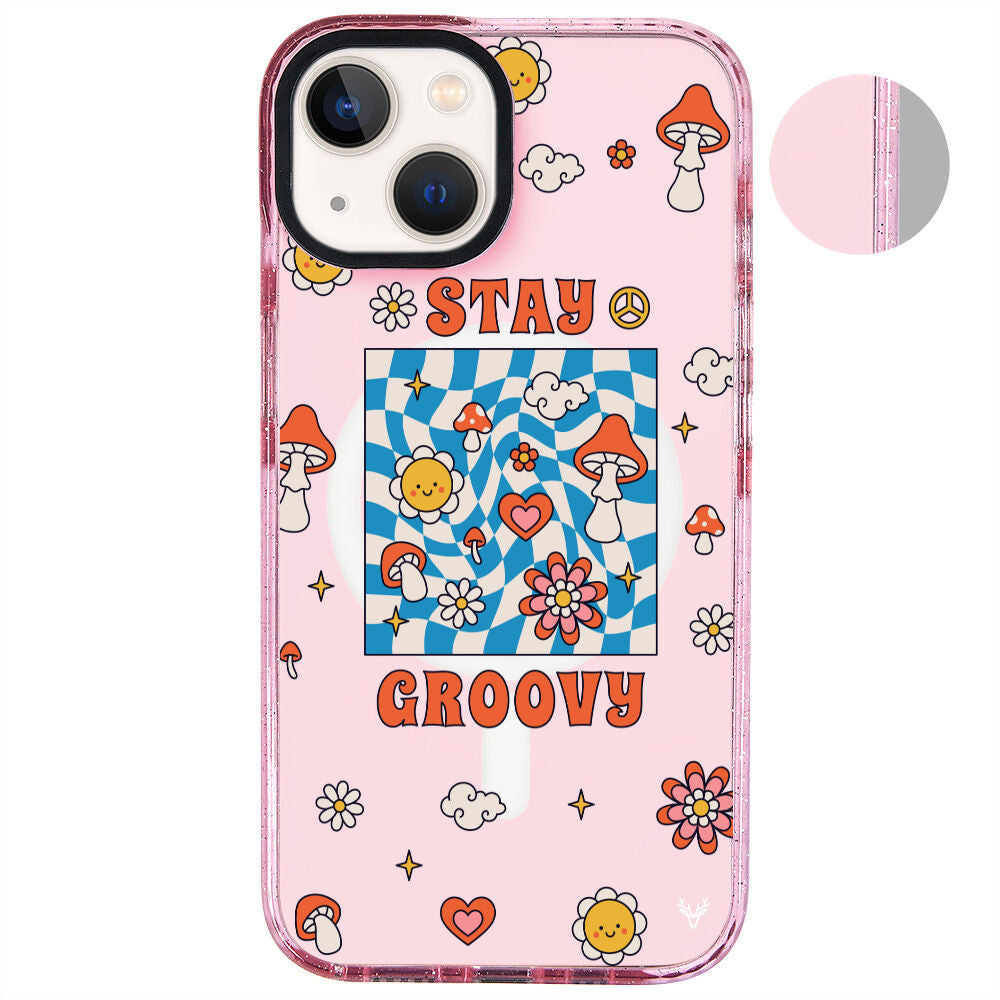MagsafeliArtycaseSimliPembe