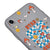 iPhone XR Stay Groovy Telefon Kılıfı - Renkli Silikon - Gri