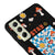 Samsung S21 Stay Groovy Telefon Kılıfı - Renkli Silikon - Siyah