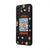 Samsung S22 Plus Stay Groovy Telefon Kılıfı - Renkli Silikon - Siyah