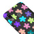 Samsung A20 Colorful Flowers Telefon Kılıfı - Renkli Silikon - Siyah