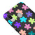 Samsung A30 Colorful Flowers Telefon Kılıfı - Renkli Silikon - Siyah