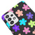Samsung A52 Colorful Flowers Telefon Kılıfı - Renkli Silikon - Siyah