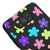 Xiaomi Poco X3 Pro Colorful Flowers Telefon Kılıfı - Renkli Silikon - Siyah