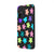 Xiaomi Redmi 12C Colorful Flowers Telefon Kılıfı - Renkli Silikon - Siyah