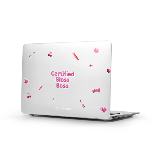 Macbook Air Sert Kapaklı Certified Desenli Kılıf