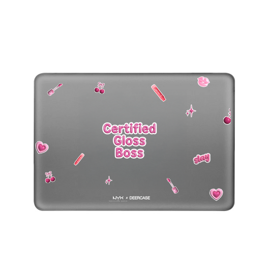 Macbook Pro Sert Kapaklı Certified Desenli Kılıf