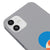iPhone 12 Oliz Eye Telefon Kılıfı - Renkli Silikon - Gri
