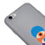 iPhone 6S Oliz Eye Telefon Kılıfı - Renkli Silikon - Gri