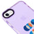 iPhone 8 Oliz Dairesel Telefon Kılıfı - Artycase - Simli Mor