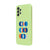 Samsung A73 Oliz Dairesel Telefon Kılıfı - Renkli Silikon - Yeşil