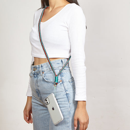 Telefon Boyun Askılığı Kırmızı Yeşil