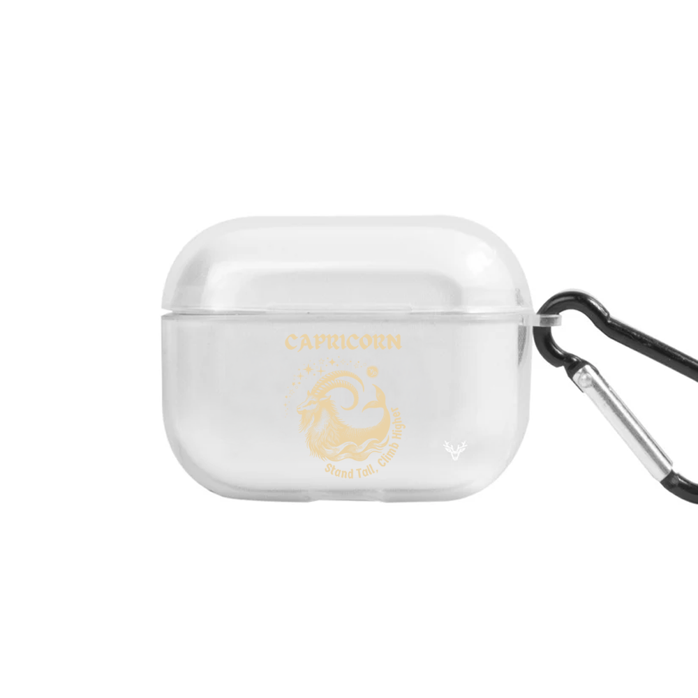 Apple AirPods Pro Burçlar Capricorn Astrology Şeffaf Kılıf