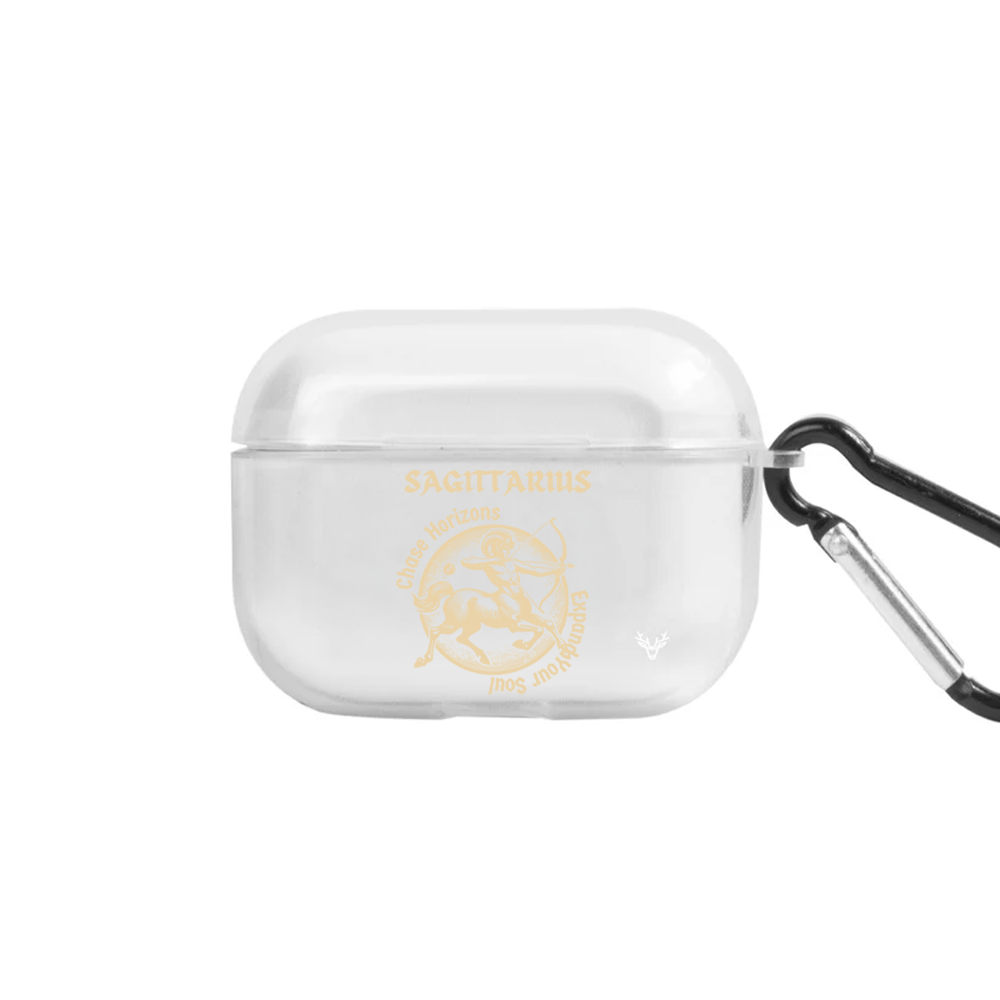 Apple AirPods Pro Burçlar Sagittarius Astrology Şeffaf Kılıf