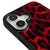 iPhone 16 Plus Red Leopar Telefon Kılıfı - Glossy - Popsoketsiz