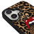 iPhone 16 Plus Leopar Stones Telefon Kılıfı - Glossy - Popsoketsiz