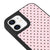 iPhone 12 Pembe Siyah Benekler Telefon Kılıfı - Glossy - Popsoketsiz