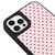 iPhone 14 Pro Pembe Siyah Benekler Telefon Kılıfı - Glossy - Popsoketsiz