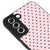 Samsung S21 FE Pembe Siyah Benekler Telefon Kılıfı - Glossy - Popsoketsiz