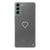 Samsung S21 Heart Şeffaf Telefon Kılıfı - Şeffaf - Saydam