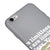 iPhone 6 Plus Limitless Telefon Kılıfı - Renkli Silikon - Gri