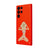 Samsung S22 Ultra Şeyma Poz Telefon Kılıfı - Renkli Silikon - Kırmızı