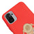 XİAOMİ REDMİ NOTE 10 Şeyma Poz Telefon Kılıfı - Renkli Silikon - Kırmızı