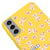 Samsung S21 Plus Just Eat It Telefon Kılıfı - Renkli Silikon - Sarı