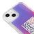 iPhone 15 Plus Happy Love Telefon Kılıfı - Neon - Violet