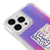 iPhone 15 Pro Max Happy Love Telefon Kılıfı - Neon - Violet