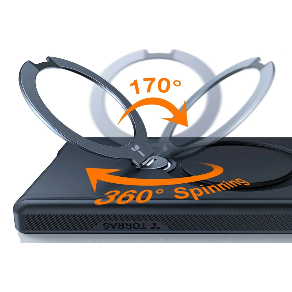 Samsung Z Fold 7 Standlı ve Ekran Koruyuculu Magsafe Telefon Kılıfı